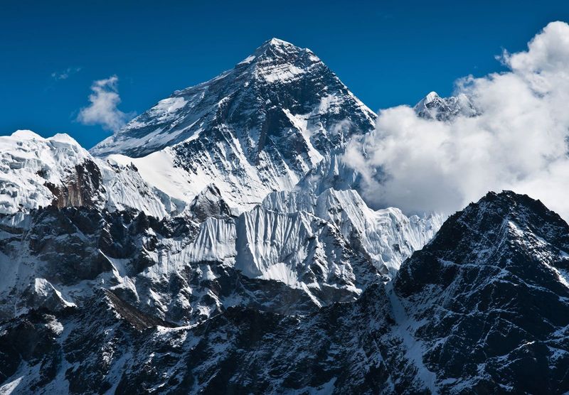 Mount Everest is the tallest mountain.