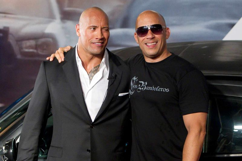 Dwayne “The Rock” Johnson & Vin Diesel