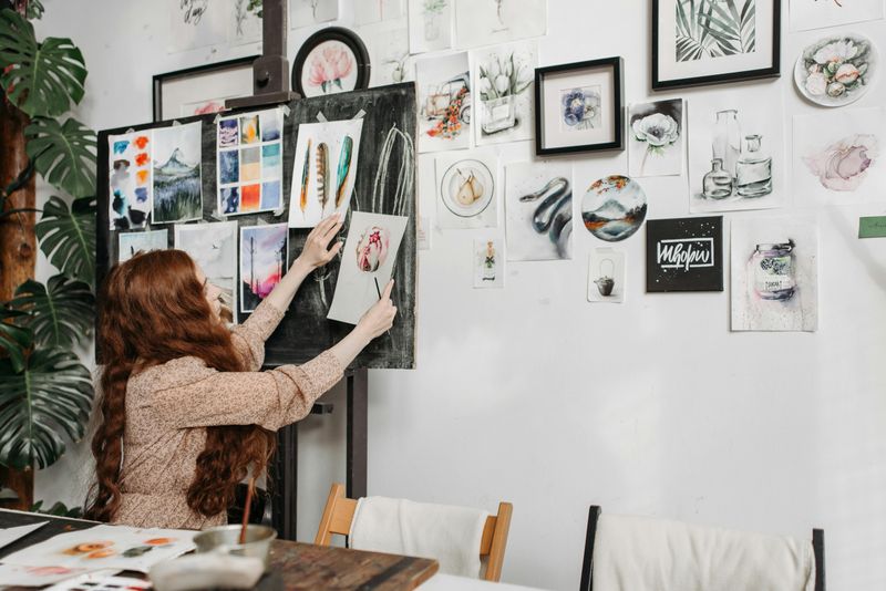 Gallery Wall with Thrifted Frames