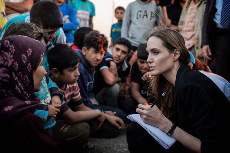Angelina Jolie's Refugee Advocacy