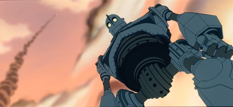 Vin Diesel as The Iron Giant in The Iron Giant