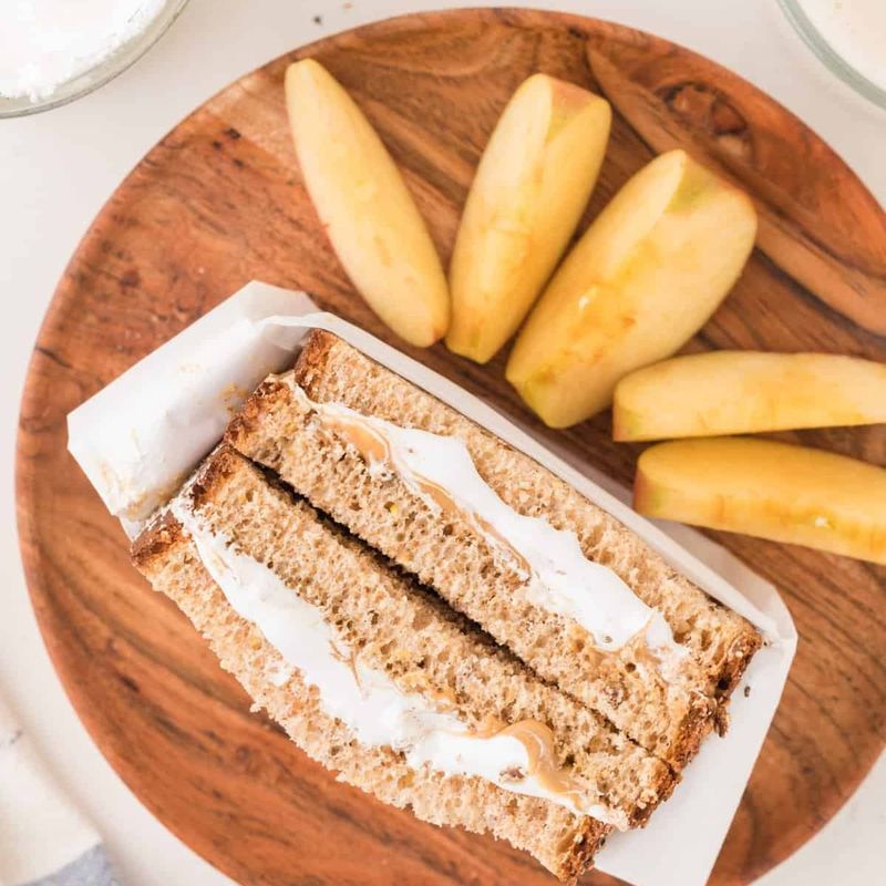 Peanut Butter and Marshmallow Fluff Sandwiches