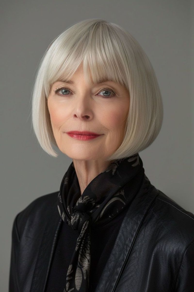 Classic Bob with Bangs