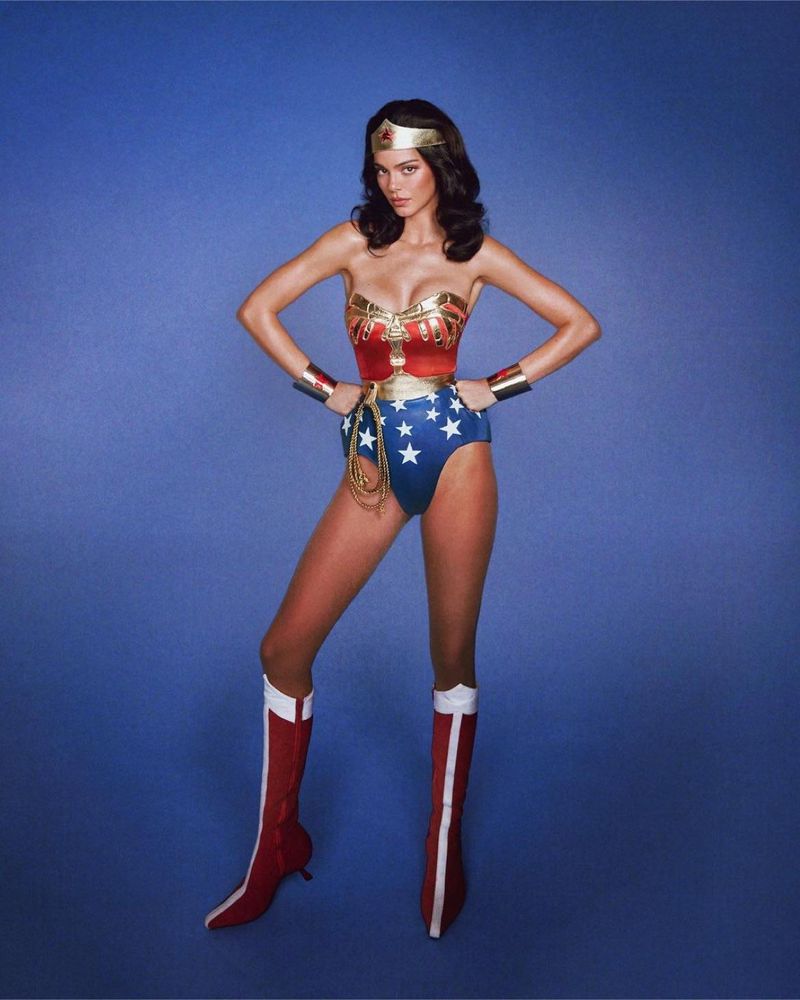 Kendall Jenner as Wonder Woman