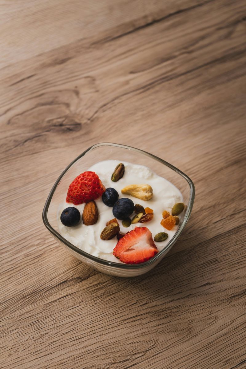 Cottage Cheese with Nuts and Cinnamon