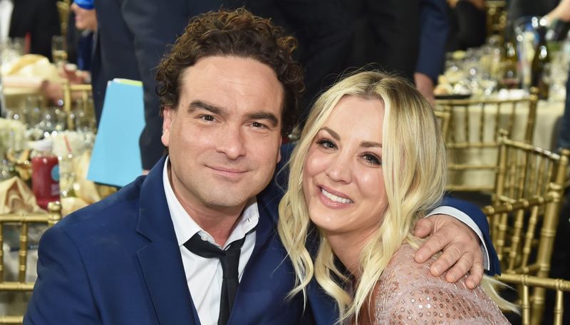 Johnny Galecki & Kaley Cuoco