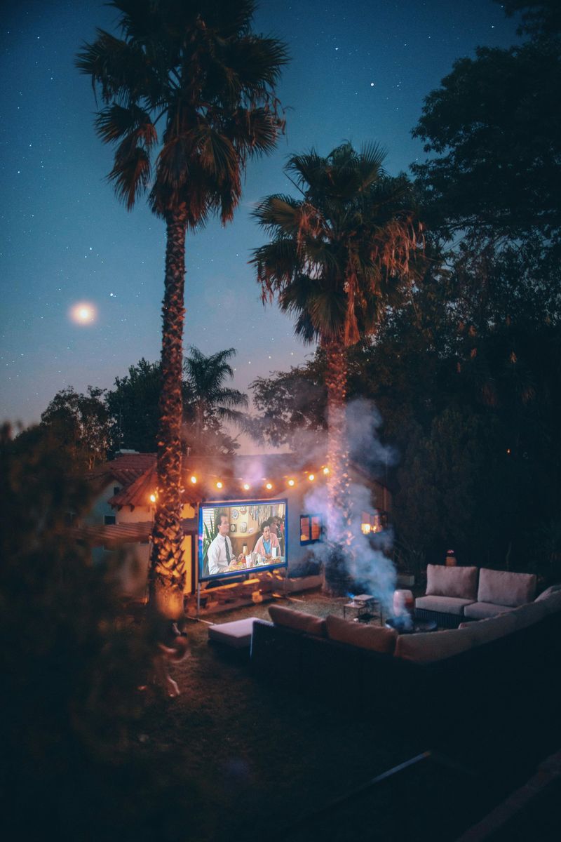 Outdoor Movie Under Stars