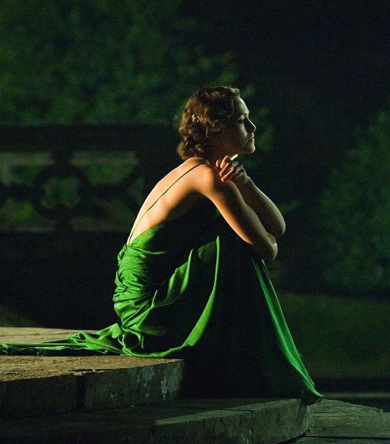 The green dress that screams “1930s bias-cut” — Atonement (2007)