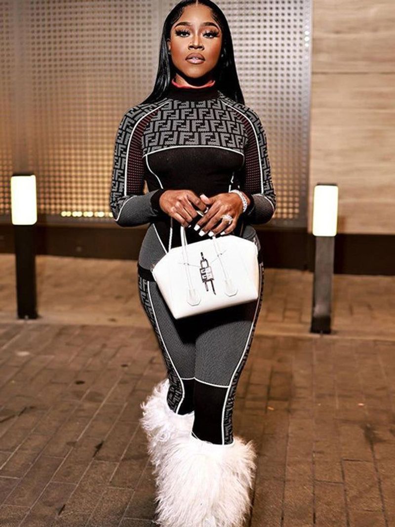 Overloading on Flashy Logos or Fake Designer Brands