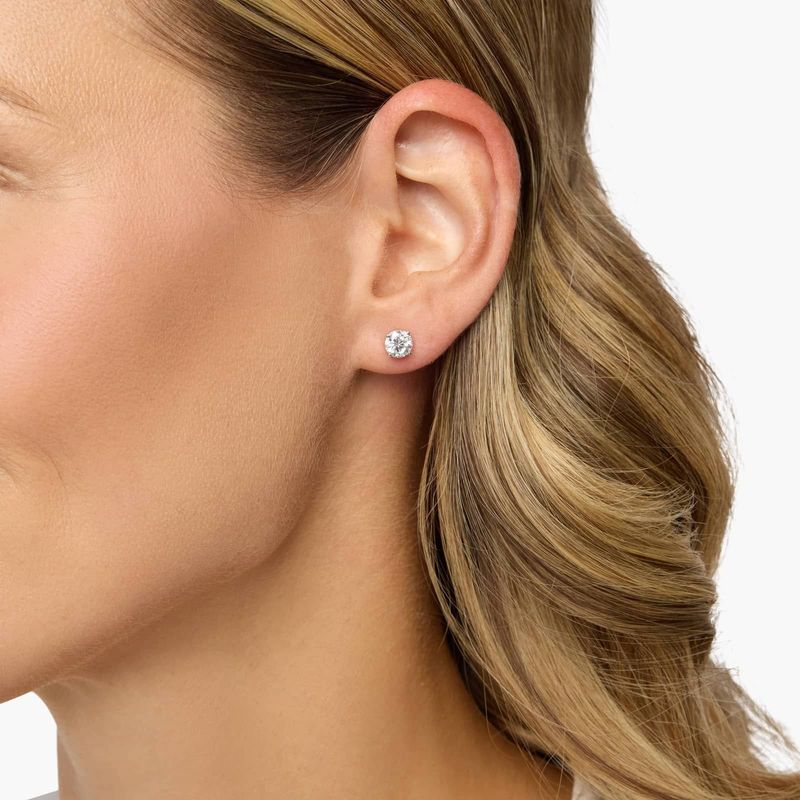 Diamond Stud Earrings