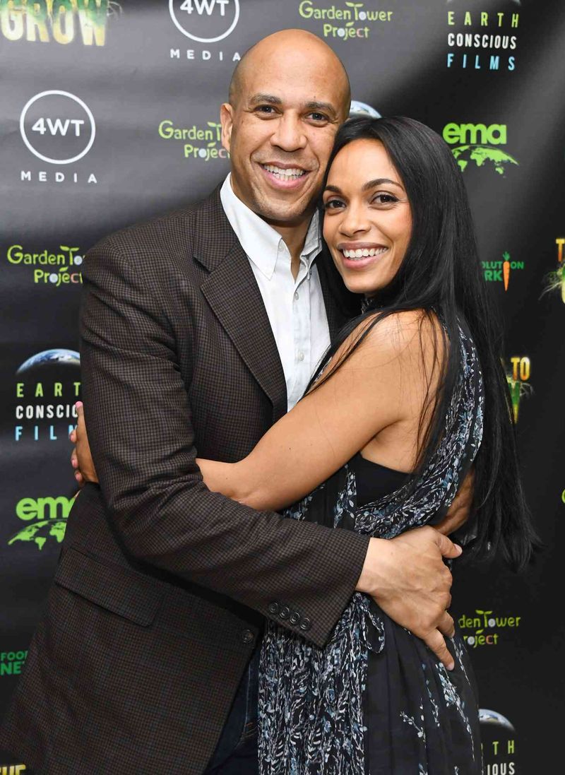 Cory Booker & Rosario Dawson