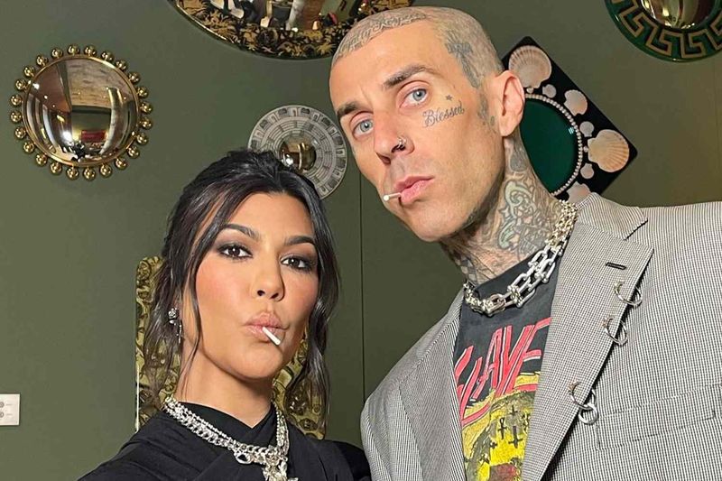 Kourtney Kardashian & Travis Barker