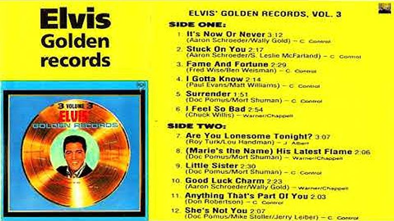 Elvis Presley – Elvis' Golden Records (1958)