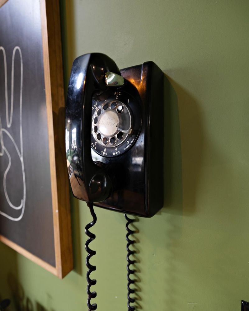 Rotary Telephone with Extra-Long Cord