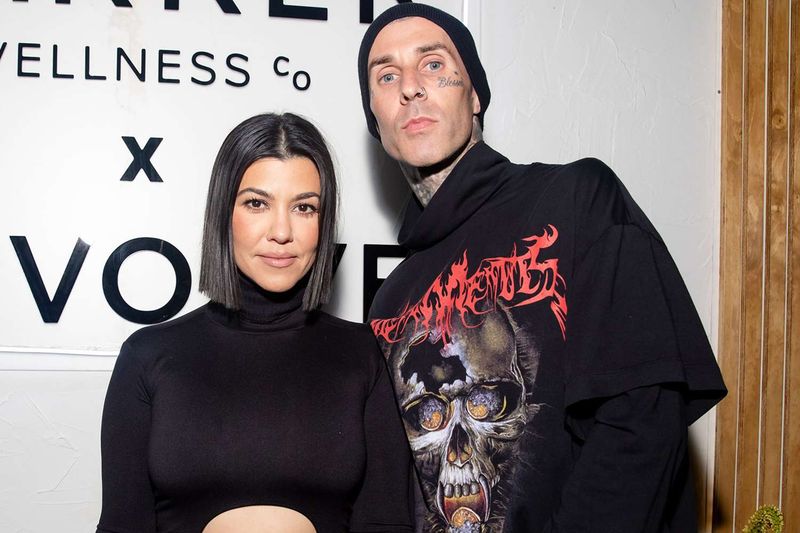 Kourtney Kardashian & Travis Barker