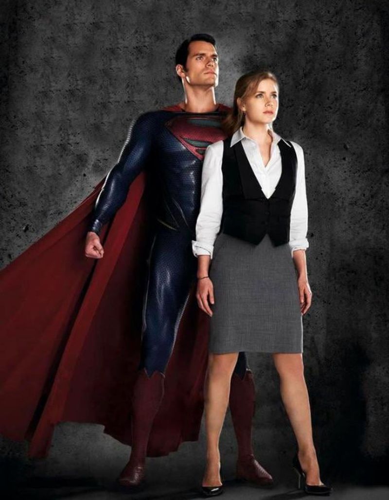 Henry Cavill and Amy Adams — Man of Steel