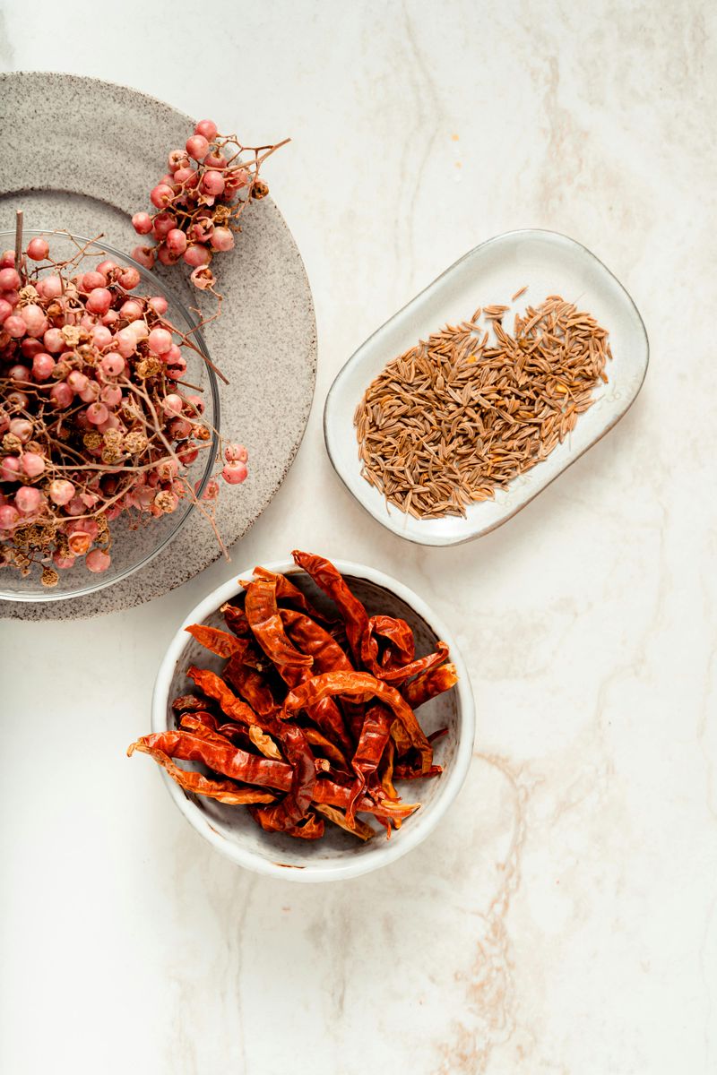 Dried spices: cumin + smoked paprika