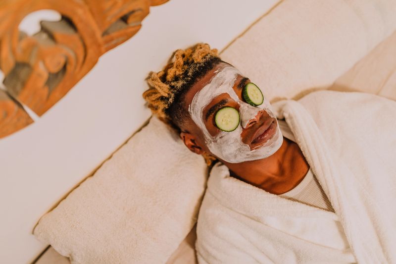 Soothe Eyes with Cucumber Slices