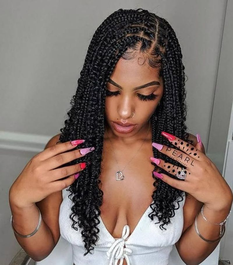 Wig with Braided Base