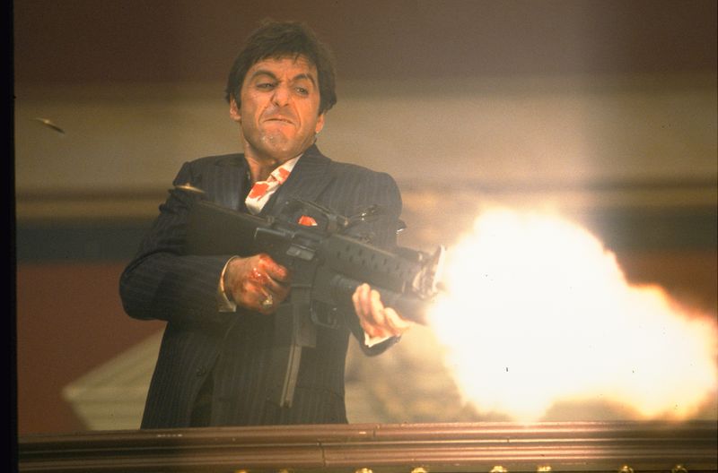 “Say hello to my little friend!” — Scarface (1983)