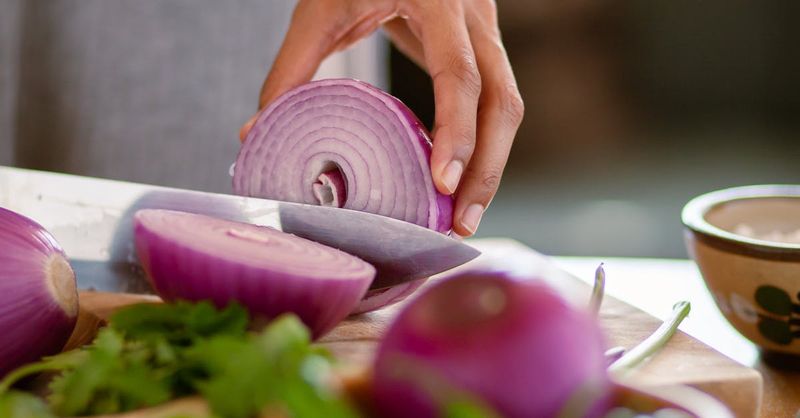 Onions “defend” themselves by making an eye irritant