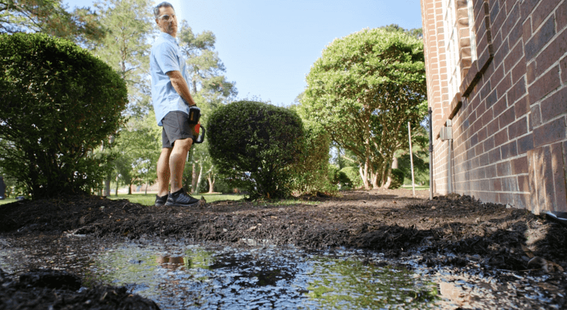 Poor Drainage or Grading Around the Home