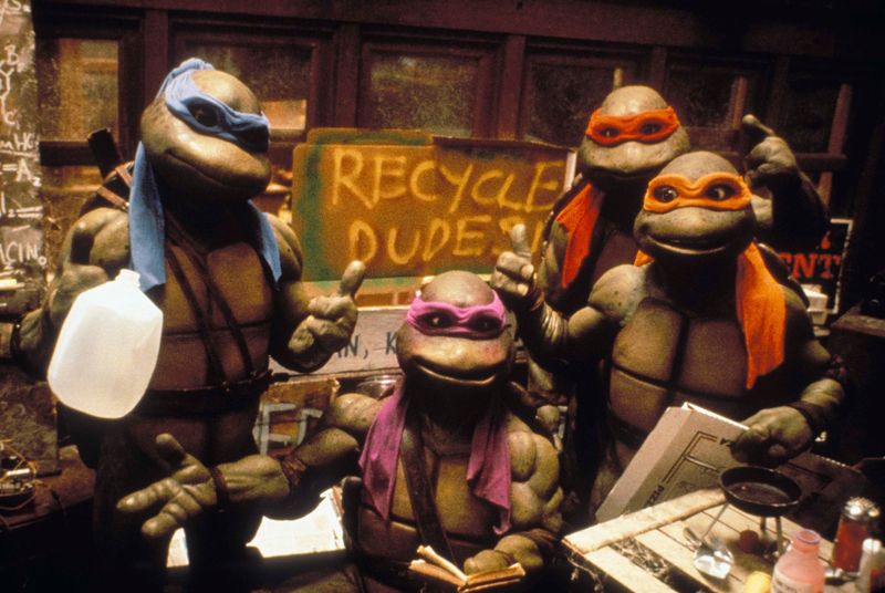 Teenage Mutant Ninja Turtles II — Original Suit Actors Replaced