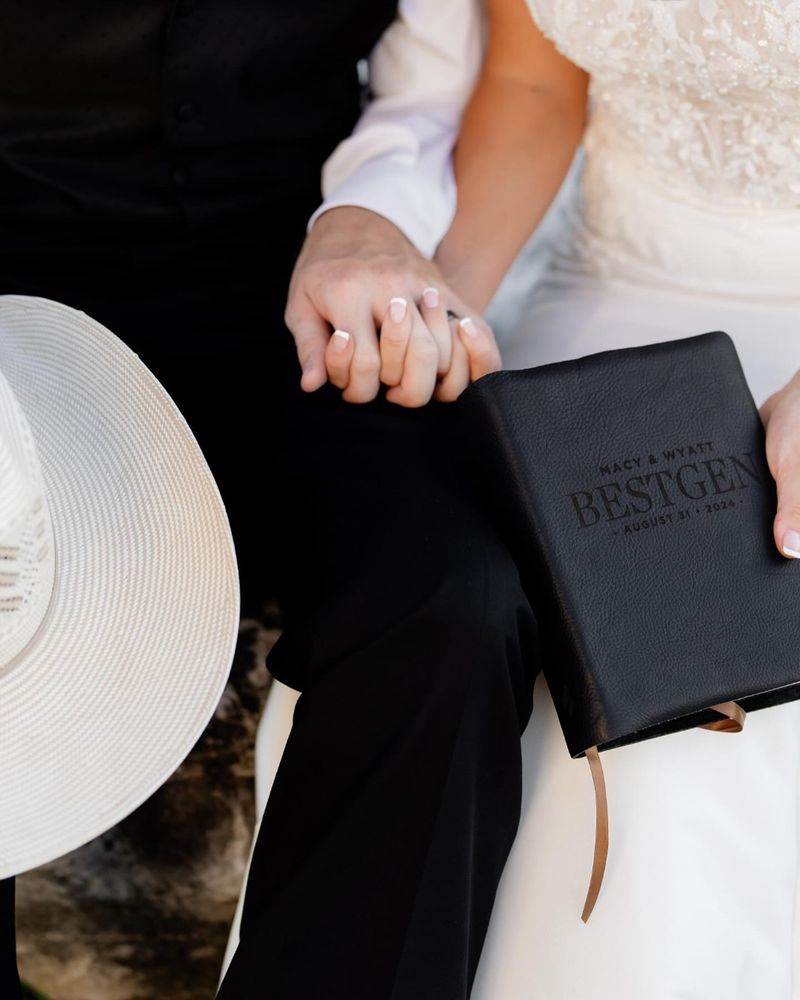 Carrying a Bible or Prayer Book Instead of a Bouquet