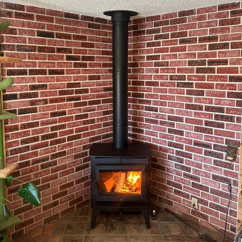 Wood-Burning Fireplace