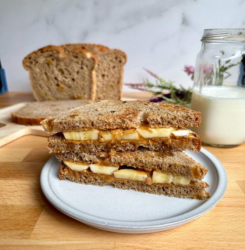 Peanut Butter Banana Sandwich