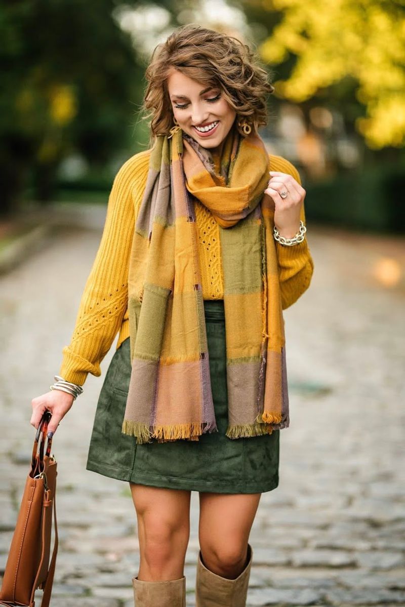 Olive Green and Mustard