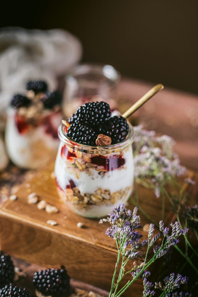 Greek Yogurt Parfait with Berries & Chia