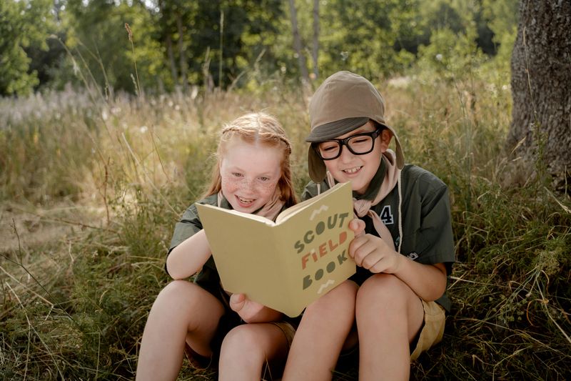 Playing in the woods/fields/construction-adjacent areas