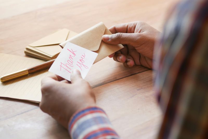 Sending Handwritten Thank-You Notes