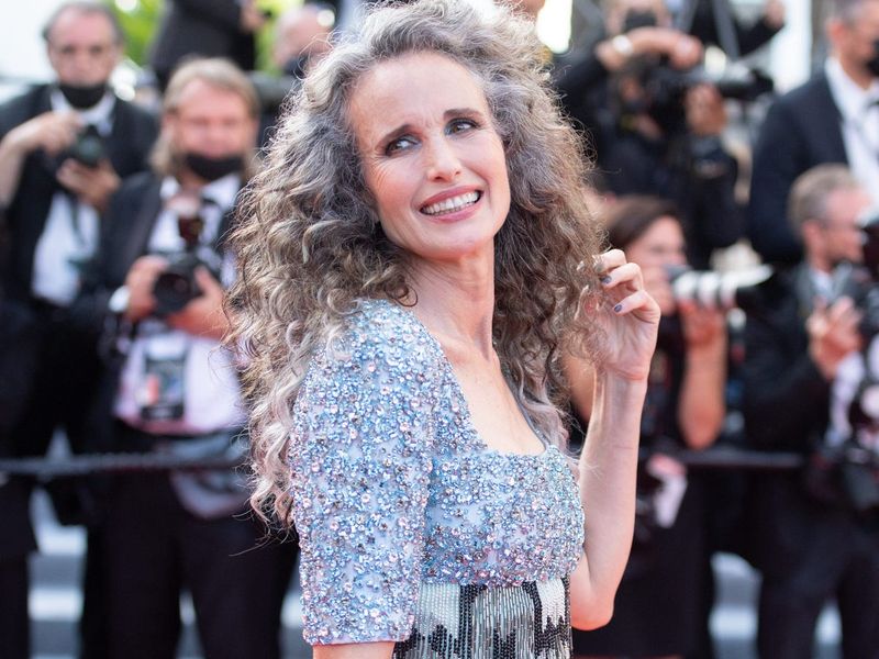 Andie MacDowell at the 2021 Cannes Film Festival