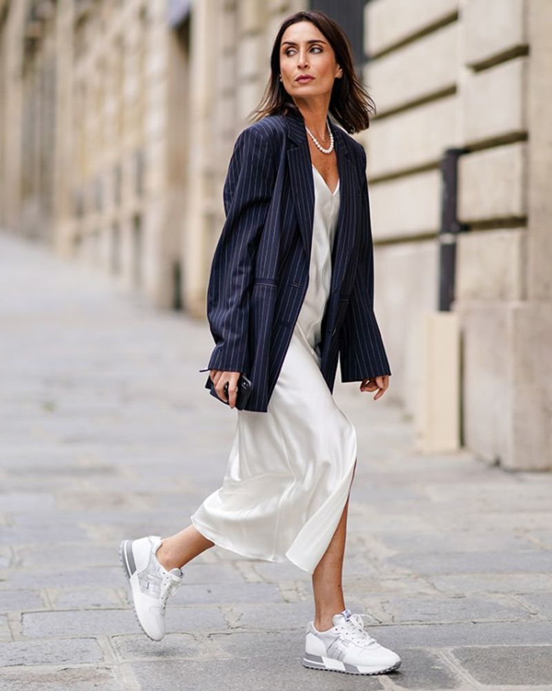 Navy and Crisp White