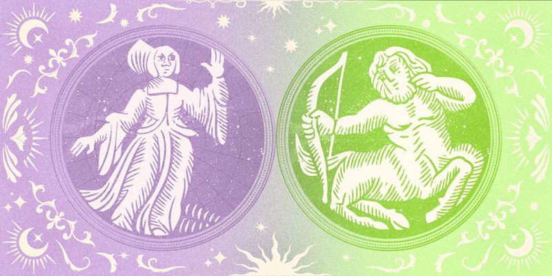 Virgo and Sagittarius