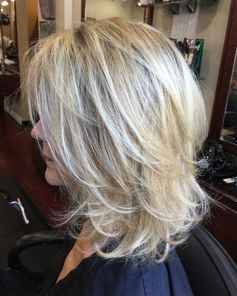 Layered Shoulder-Length Cut