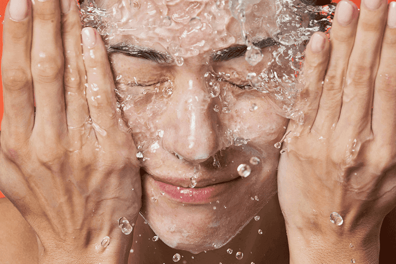 Cold Water Face Splash