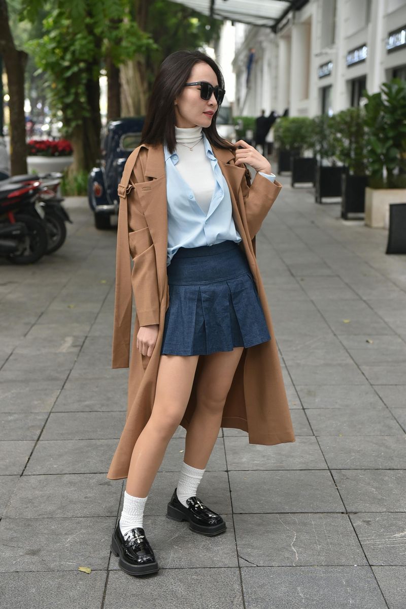 Pleated Mini Skirts