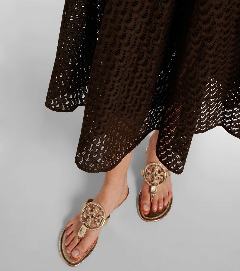 Tory Burch Miller Leather Sandals