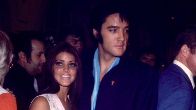 Elvis Presley and Priscilla Presley