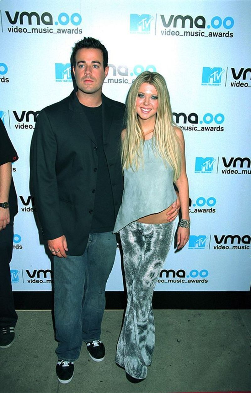 Tara Reid and Carson Daly