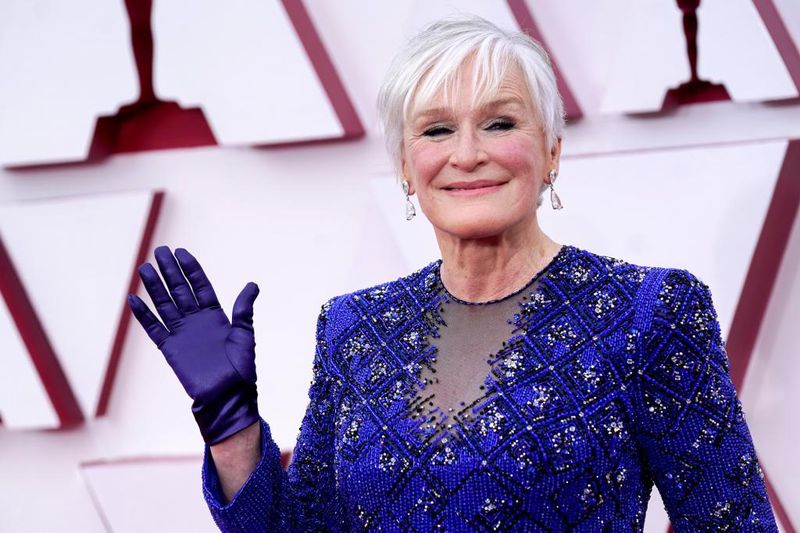 Glenn Close at the 2021 Academy Awards