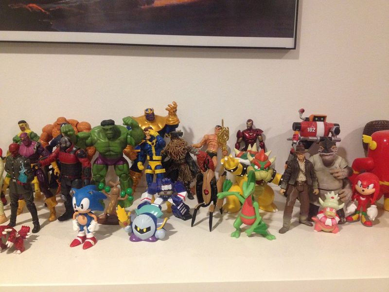 Collecting Action Figures or Comic Books