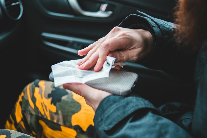 Hand Sanitizer or Wet Wipes