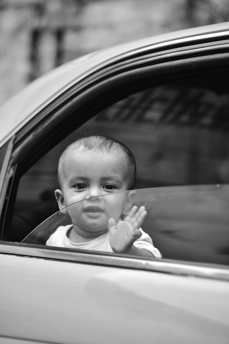 Waving at Every Single Car That Passes By