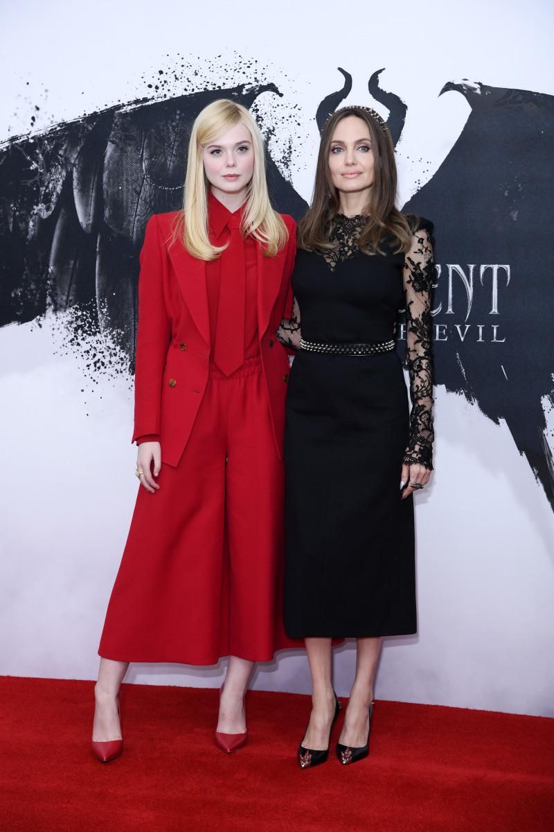 Angelina Jolie and Elle Fanning