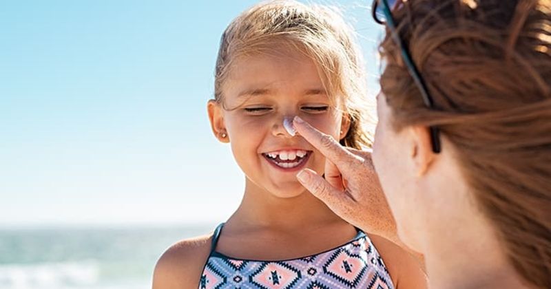 No Sunscreen or Sun Protection