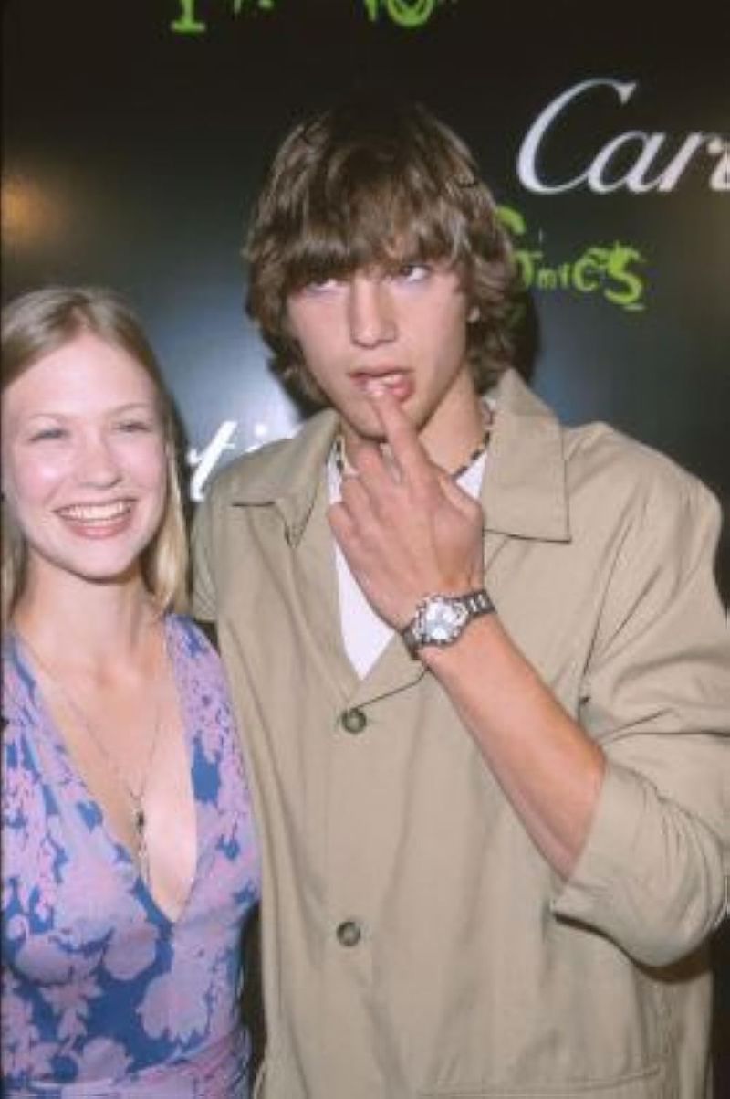 Ashton Kutcher and January Jones